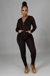 Basic BROWN Legging Set