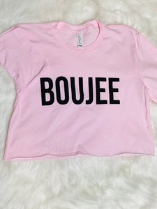 Boujee Crop Top Tee